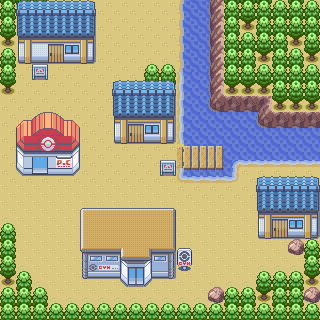Pueblo Azuliza en Pokémon Esmeralda