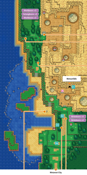 Ruta 115 en Pokémon Rubí Omega y Pokémon Zafiro Alfa