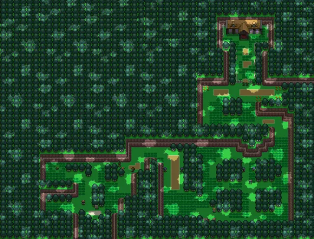 Bosque Vetusto en Pokémon Platino