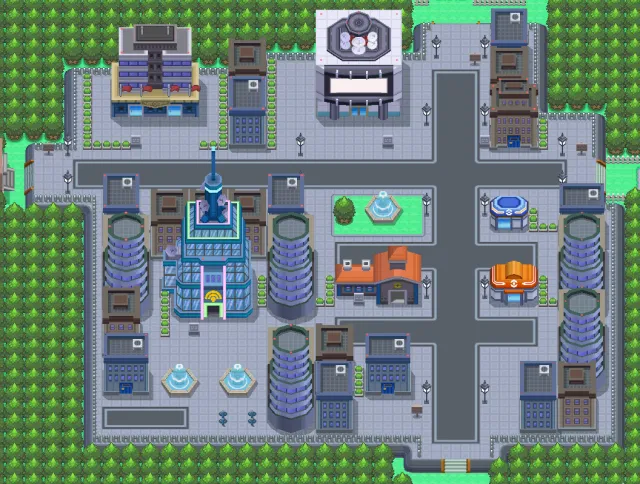 Ciudad Jubileo en Pokémon Platino