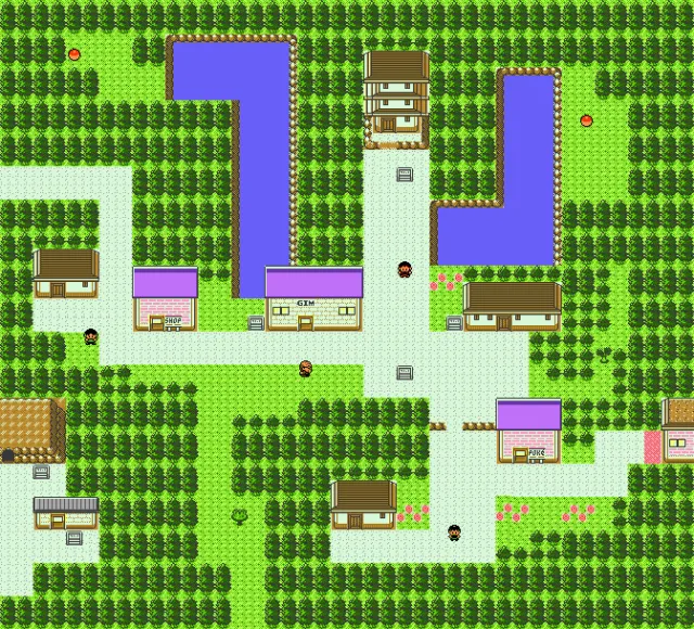 Ciudad Malva en Pokémon Cristal