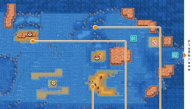 Ruta 132 en Pokémon Rubí Omega y Pokémon Zafiro Alfa