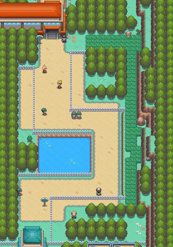 Ruta 35 en Pokémon Oro HeartGold y Pokémon Plata SoulSilver