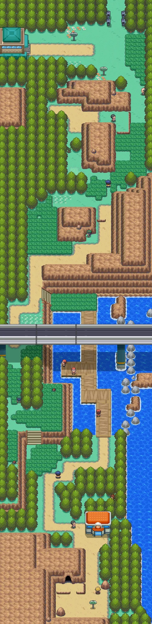 Ruta 32 en Pokémon Oro HeartGold y Pokémon Plata SoulSilver