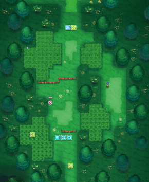 Ruta 101 en Pokémon Rubí Omega y Pokémon Zafiro Alfa