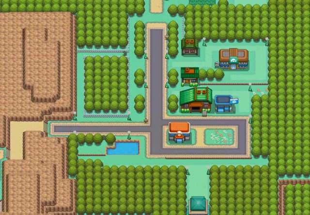 Ciudad Verde en Pokémon Oro HeartGold y Pokémon Plata SoulSilver