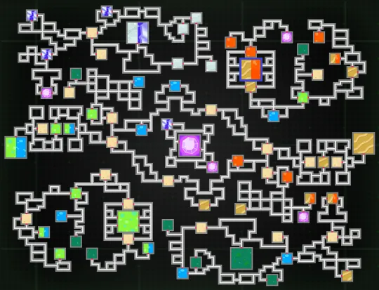 Mapa de Sinnoh con Caverna Typhlosion señalado