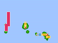 Mapa de Kanto con Isla Prima señalado