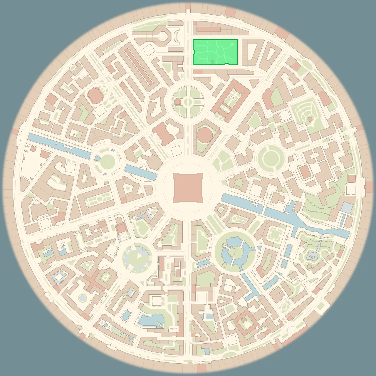 Mapa de Kalos con Zona salvaje 4 señalado