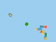 Mapa de Kanto con Cueva Perdida señalado