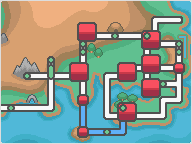 Mapa de Kanto en Pokémon Oro HeartGold y Pokémon Plata SoulSilver