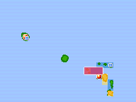 Mapa de Kanto con Aquarinto señalado