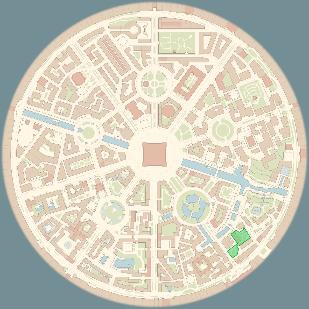 Mapa de Kalos con Zona salvaje 17 señalado