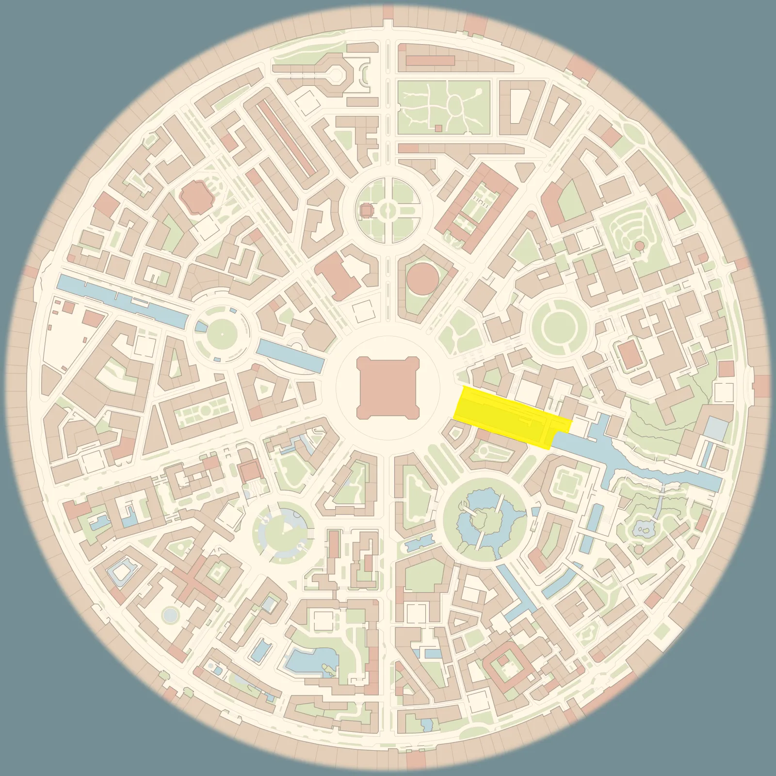 Mapa de Kalos con Paseo Saison señalado