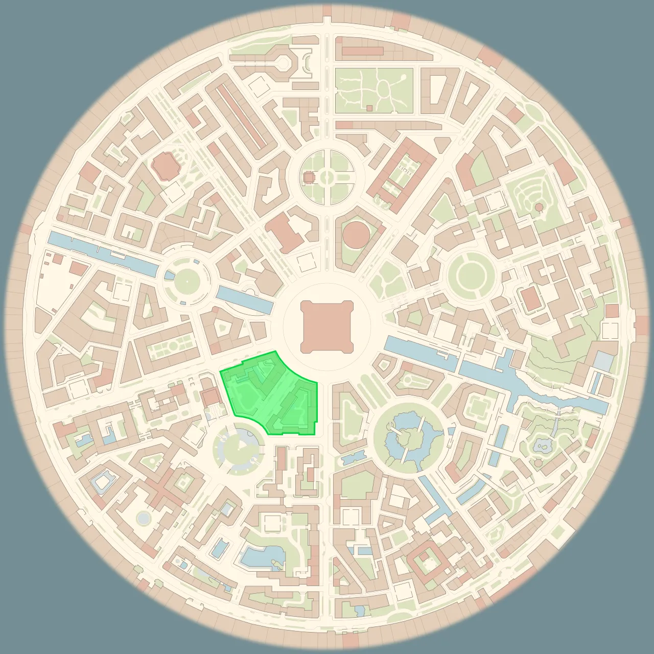 Mapa de Kalos con Zona salvaje 5 señalado