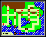 Mapa de Kanto en Pokémon Cristal
