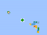 Mapa de Kanto con Roca Ombligo señalado