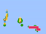 Mapa de Kanto con Isla Tera señalado